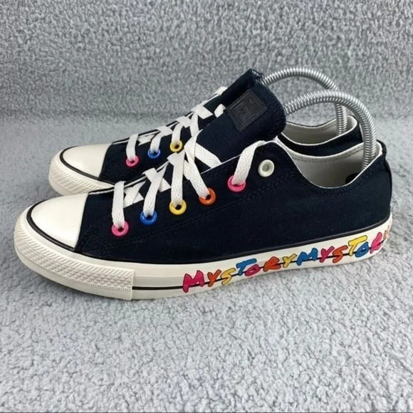 Converse sneaker chuck Taylor All Star Ox My Story Black Mens 9 Shoe Unisex - Picture 5 of 13